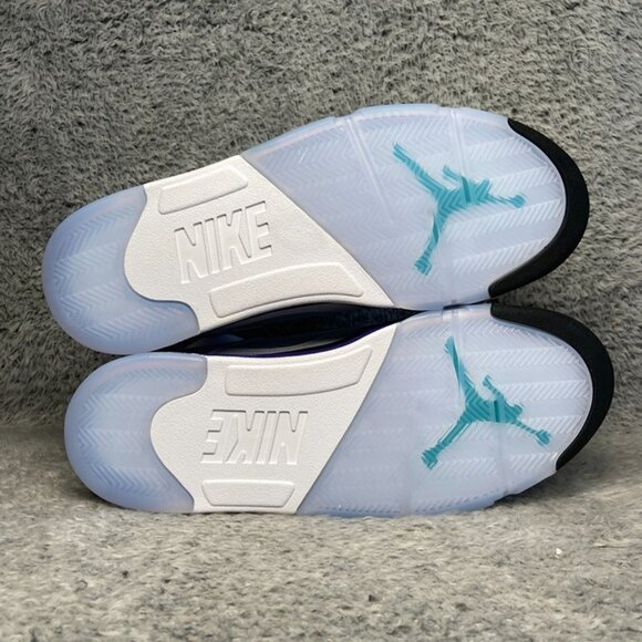 Air Jordan 5 Retro 'Grape 2025' Size 12.5 Men White Emerald Purple HQ7978-100 - Picture 6 of 7